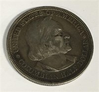 1893 Columbian Mint Silver Half Dollar