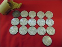 (16) 1882 Morgan S SILVER Dollars