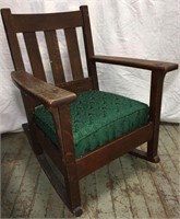 Limbert Arts And Crafts Oak Rocking Chair