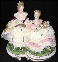 Germany Unterweissbach Porcelain Figural Grouping