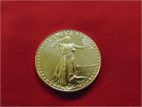 (1) American Double Eagle 1/2oz GOLD $25