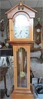 Light Wood Grandmother Clock, 76" T