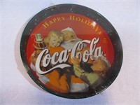 Roiund Santa Coca Cola Tray