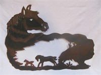 Metal Horse Wall Decor