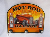 Hot Rod Garage Hat Rack