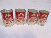 Top-Kik Motor Oil Cans