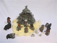 Indian Nativity Set