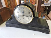 German Made Chime Mantel Clock, 1920's, 21" L
