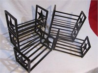 6 Metal Star Stackable Racks for Cds, DVDS, ect...