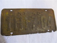 1948 New York Tag