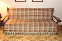 Vintage Plaid Sofa
