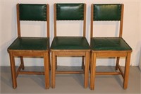 3 Vintage Dining Chairs