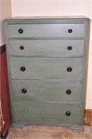 Vintage Painted Wood Dresser