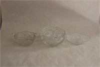 Pressed and Cut Glass Bowls