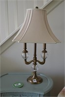 bronze lamp, candelabra style