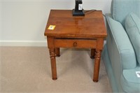 Vintage single drawer occaisional table