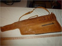 Vintage Hand Made Leather Shot Gun Case