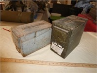 2pc US Military Steel Ammo Cans