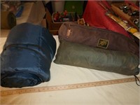 3pc - Pup Tents & Sleeping Bag