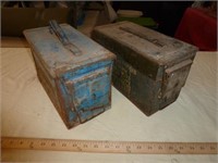 2pc US Military Metal Ammo Cans