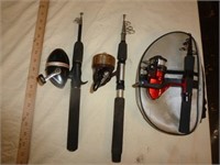 3pc Collapsible Pack Rod & Reel Combos