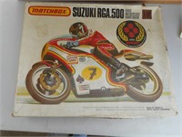 Vintage Matchbox Suzuki RGA.500 Bike Model Kit