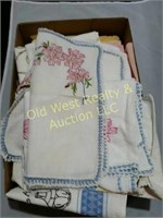 Boxes of Embroidered Linens