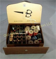 Belding-Corticelli Leather Sewing Box