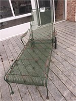 Wrought Iron Lounger