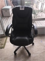 Leather Office Chair (small hole on arm)