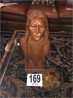 Indian Head Made from Pecans 17"
