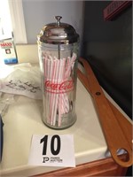 Coca-Cola Strawholder w/Straws