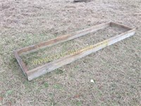 4x8 ft raised bed wood frame for gardening