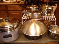 Wok, Stainless Mix Bowls, Pots & Pans