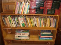 Shelf Full of Kids Books & World Encyclpedias