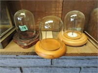 3 Pocket Watch Display Cases