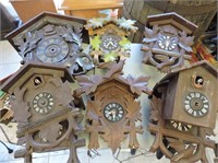 Lot of Cuckoo clocks
