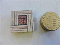 American Waltham tin and pocket Ben