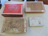 Flat fifty case and cigar boxes