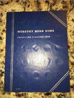 Book of Mercury Head Dimes 90% Silver