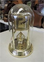 Heirloom Anniversary Clock, Glass Dome, 9" T