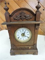 Antique Fattorini Mantel Clock with Key