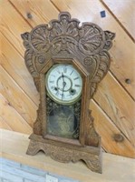 New Haven Gingerbread Mantel Clock, 23" T