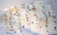 100's Stamps on First Day Covers 1960-70s Lot C