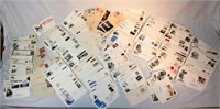 100's Stamps on First Day Covers 1960-80s Lot A