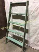 Awesome chippy green paint ladder