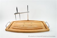 Wooden Meat Cutter Tray