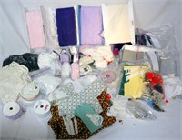 Lot of Cloth Lace Many Wide Sizes & Some Cloth