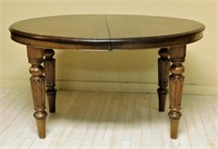 Victorian Mahogany Turned Leg Breakfast Table.