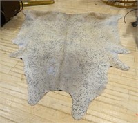 Blue Dyed Cow Hide.